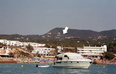 Cala Tarida in Ibiza